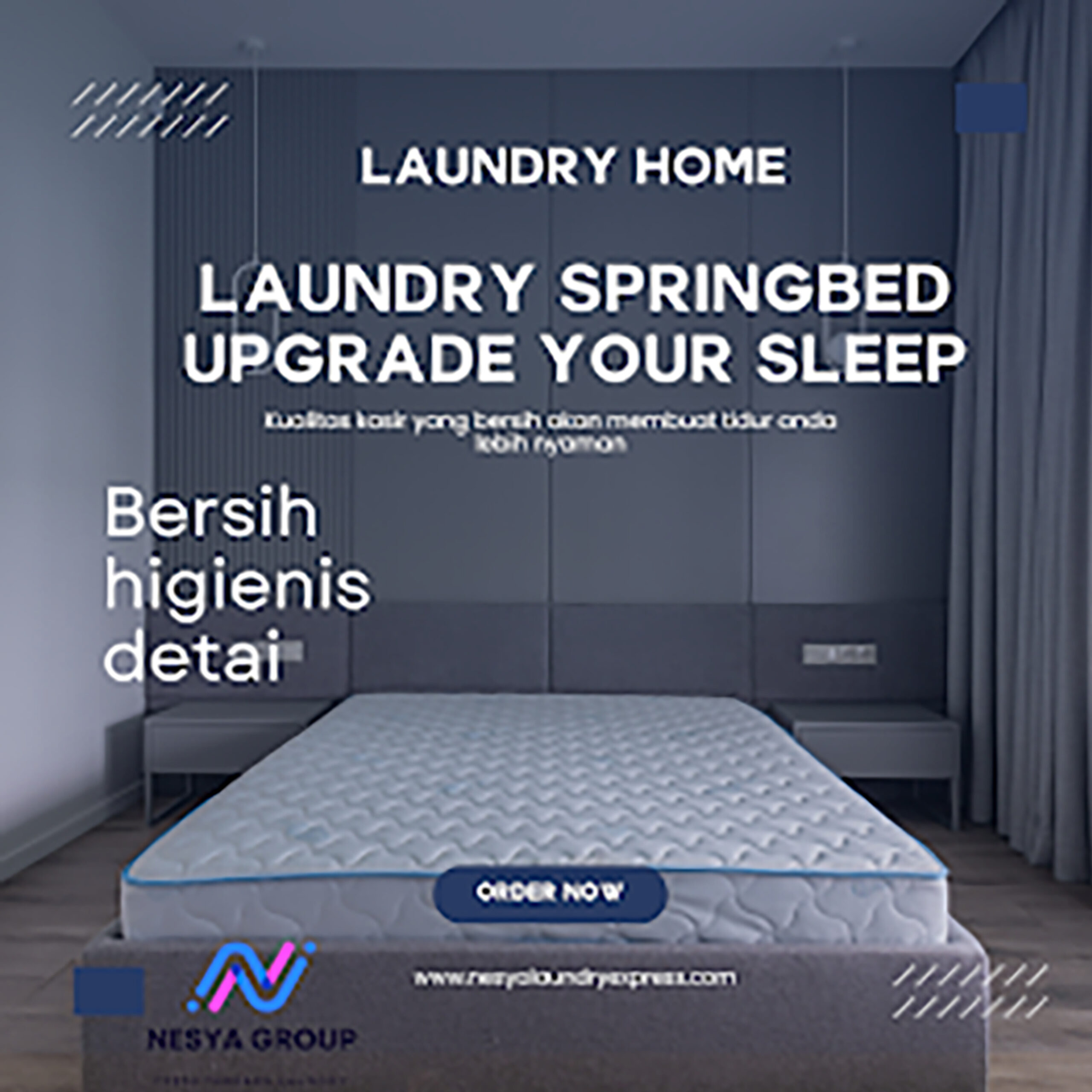 blue and white modern mobile app promotion instagram post 1